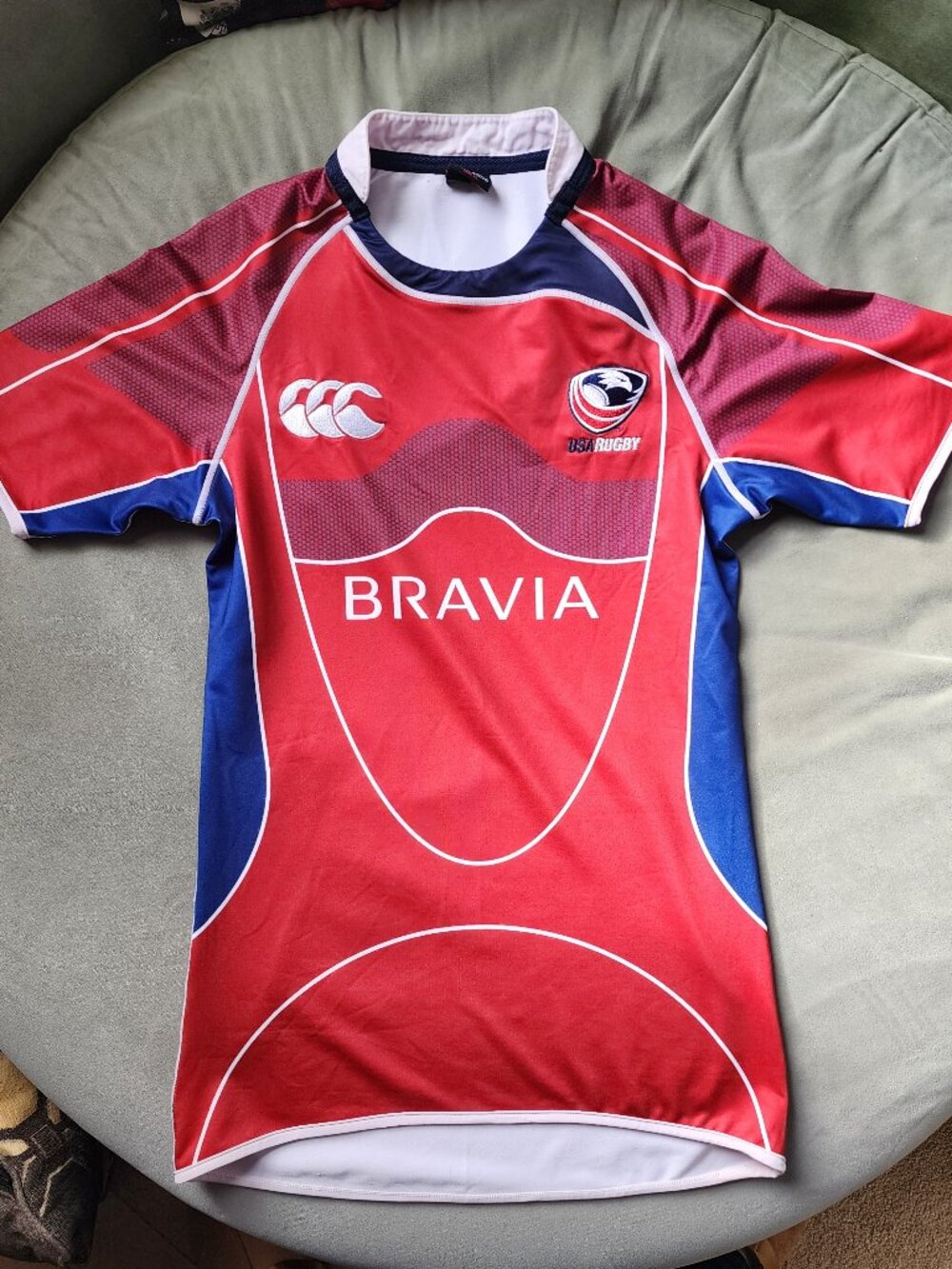 USA National Rugby Team Jersey Canterbury Embroidered Logos Size L 🇺🇸